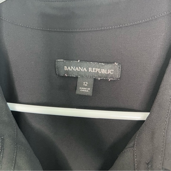 Banana Republic Black Button-Up Jumpsuit - Picture 3 of 9